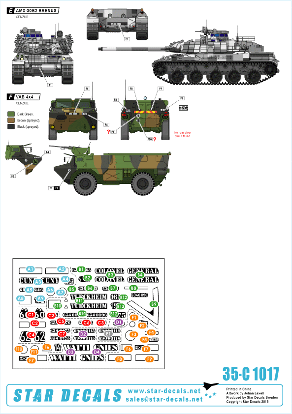 Star Decals 35-C1017 FORAD training centre 1/35 – Bild 2