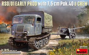 MiniArt 35485 RSO/01 Early Prod. with 7,5 cm Pak.40 &amp;amp; Crew 1/35