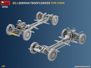 MiniArt 35486 Kfz.1 German Troop Carrier Type 170VK 1/35 – imagen 12