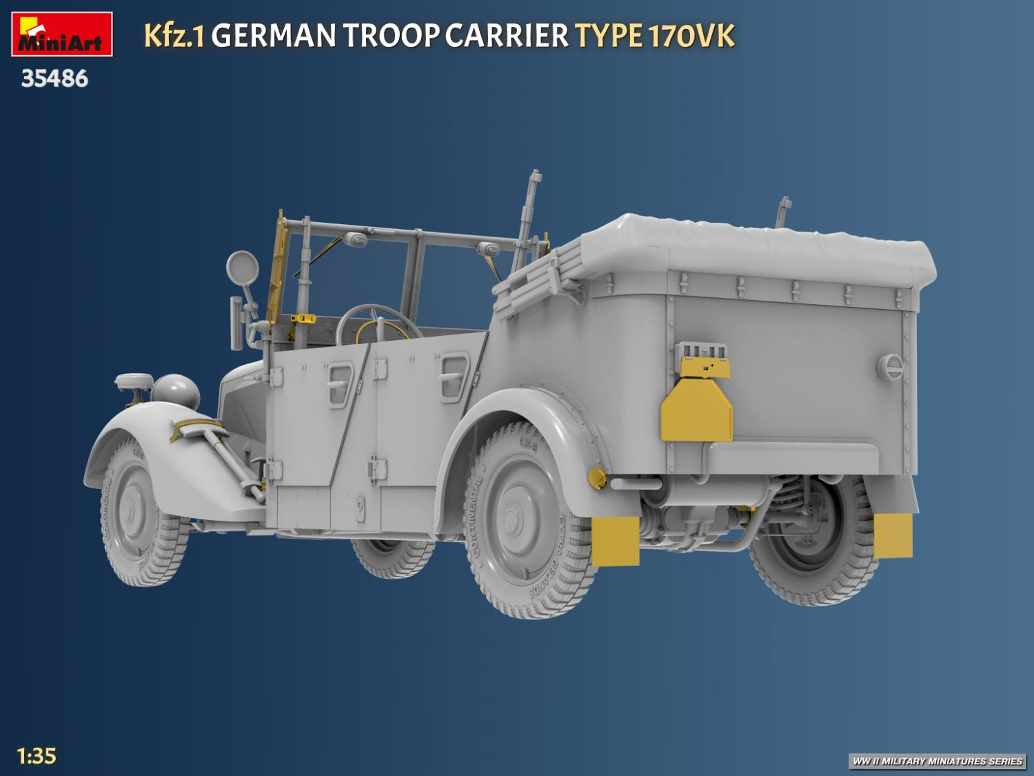 MiniArt 35486 Kfz.1 German Troop Carrier Type 170VK 1/35 – imagen 4