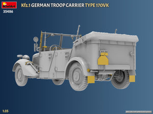 MiniArt 35486 Kfz.1 German Troop Carrier Type 170VK 1/35 – imagen 4