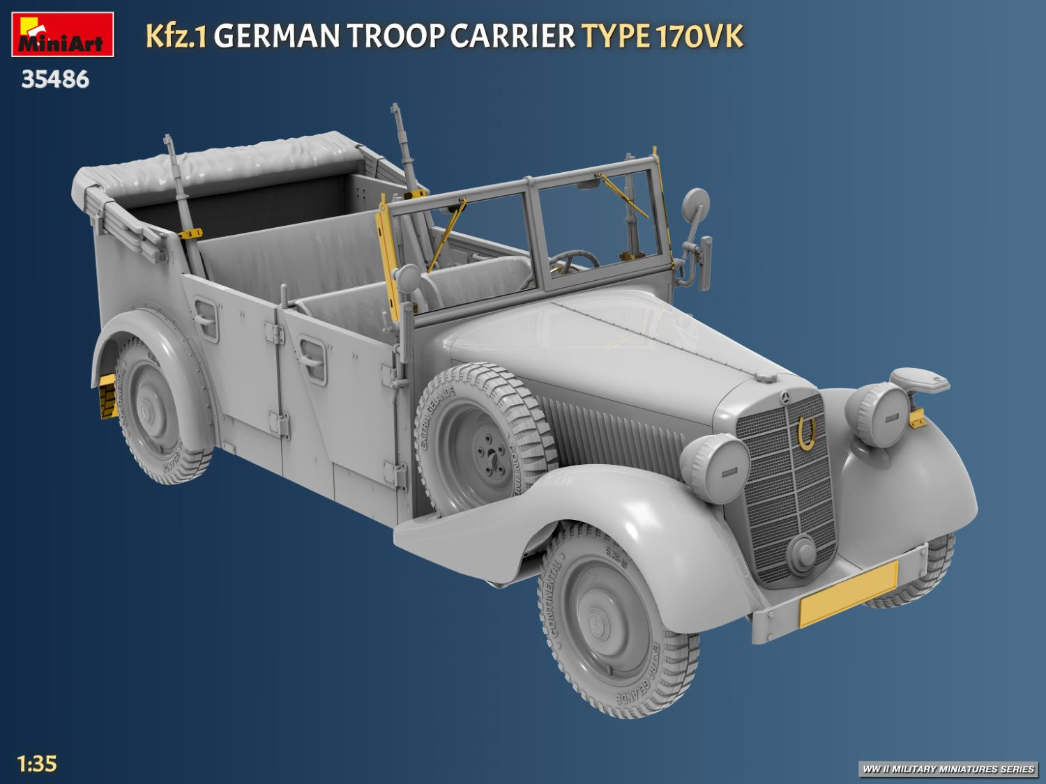 MiniArt 35486 Kfz.1 German Troop Carrier Type 170VK 1/35 – imagen 5