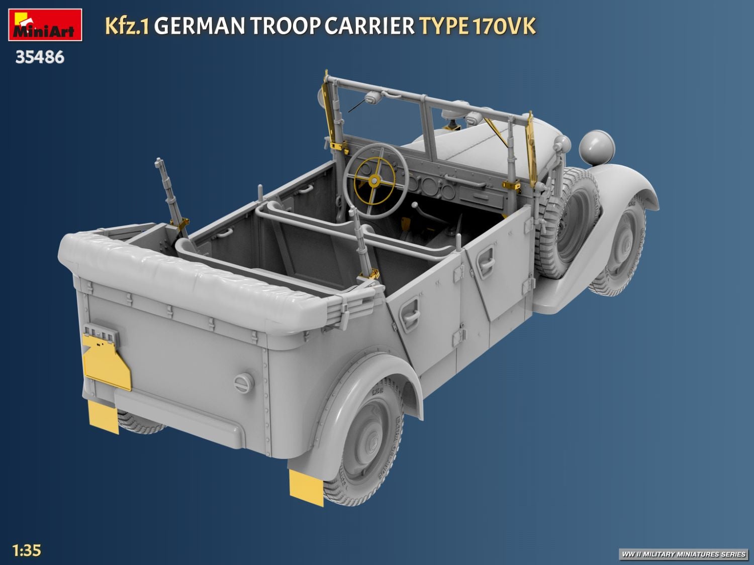 MiniArt 35486 Kfz.1 German Troop Carrier Type 170VK 1/35 – imagen 8