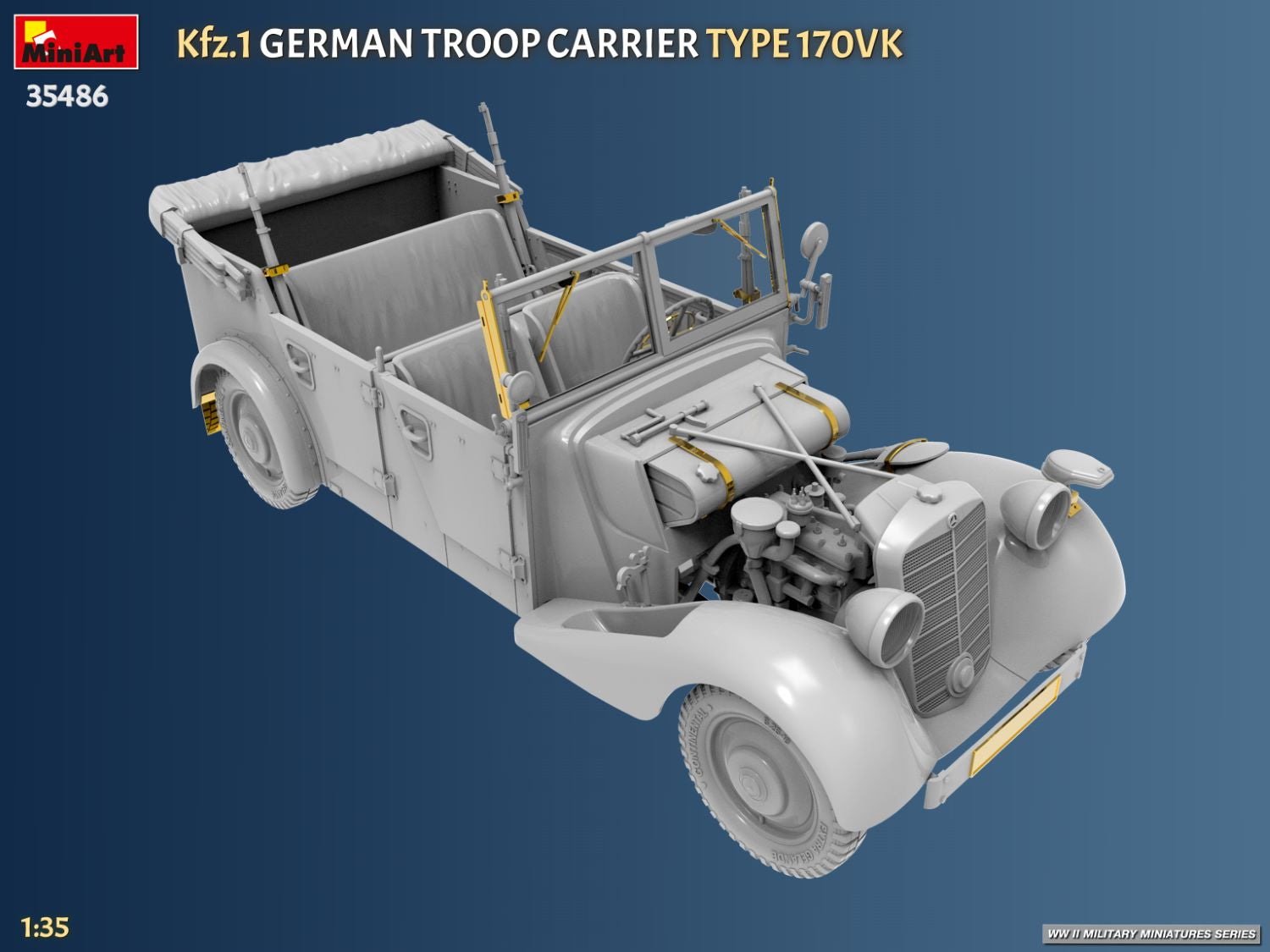 MiniArt 35486 Kfz.1 German Troop Carrier Type 170VK 1/35 – imagen 10