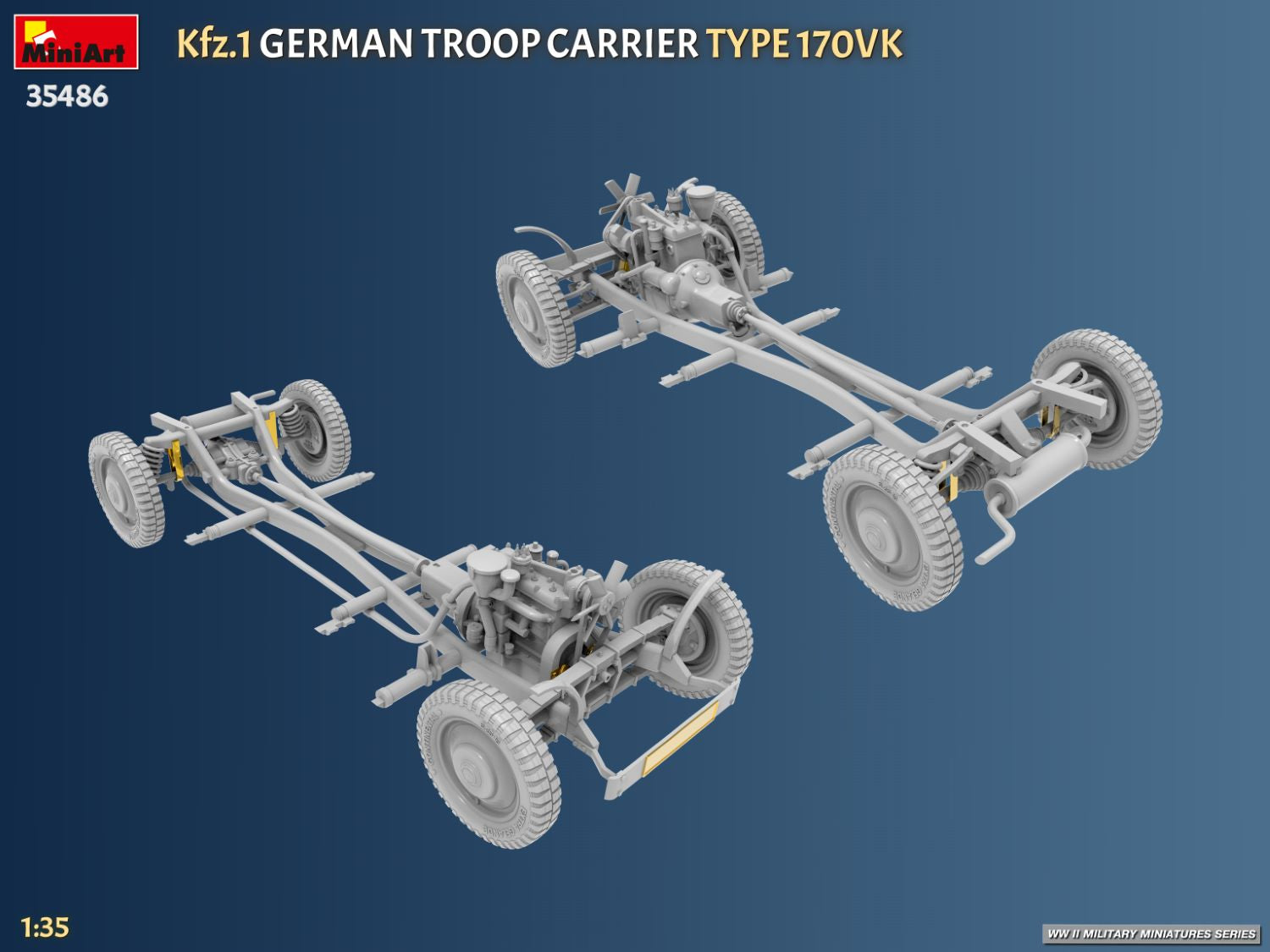 MiniArt 35486 Kfz.1 German Troop Carrier Type 170VK 1/35 – imagen 11