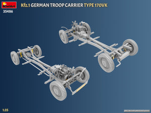 MiniArt 35486 Kfz.1 German Troop Carrier Type 170VK 1/35 – imagen 11