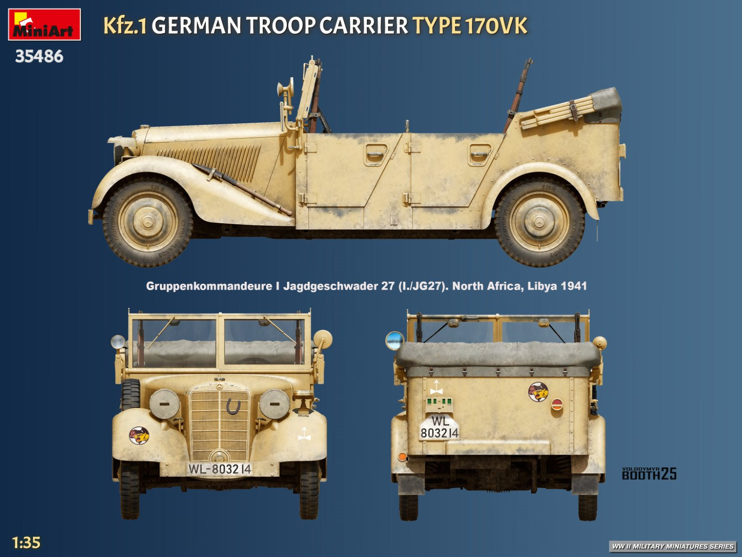 MiniArt 35486 Kfz.1 German Troop Carrier Type 170VK 1/35 – imagen 13