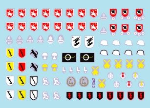 Star Decals 35-C1362 StuG-Abt 4 Generic insignia and unit markings for the Sturmgeschutz units 1/35 – zdjęcie 2