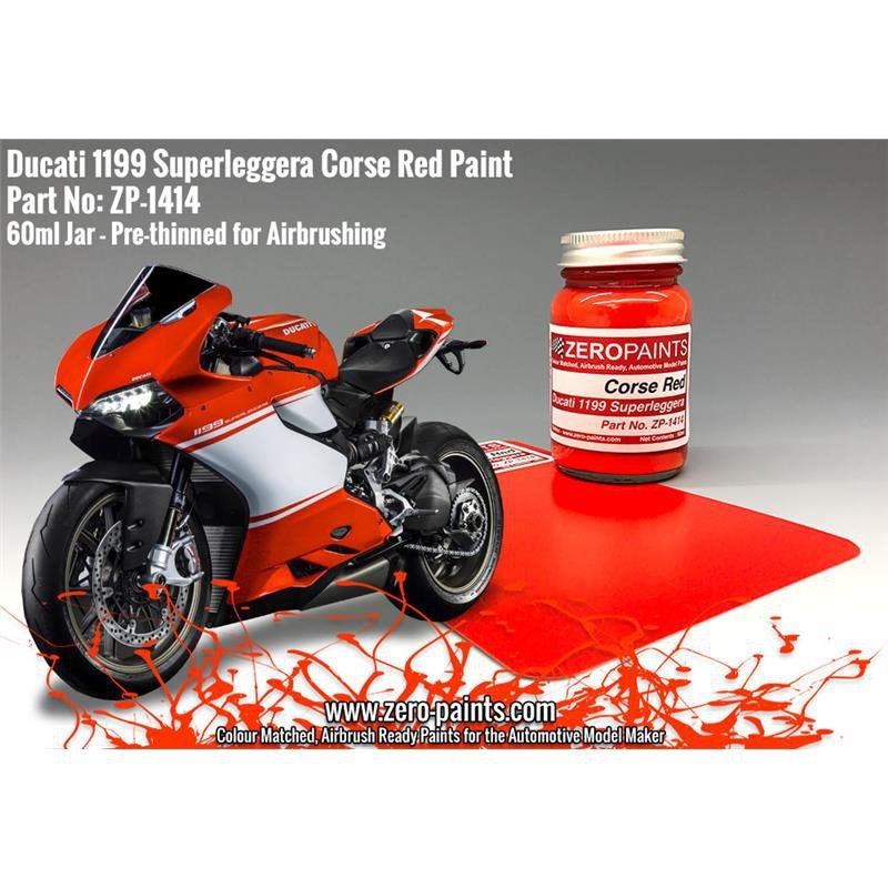 Zero Paints ZP-1414 Ducati 1199 Superleggera Corsa Rouge 60ml