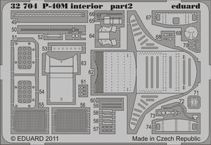 Eduard 32704 P-40M interior SA 1/32 Hasegawa – image 2