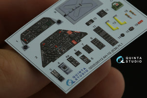 Quinta Studio QD35112 AH-1G Cobra 3D-Printed &amp;amp; coloured Interior on decal paper (ICM) 1/35 – Bild 7