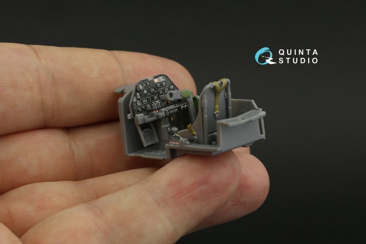 Quinta Studio QD48327 P-38J 3D-Printed &amp;amp; coloured Interior on decal paper (Tamiya) 1/48 – imagen 11