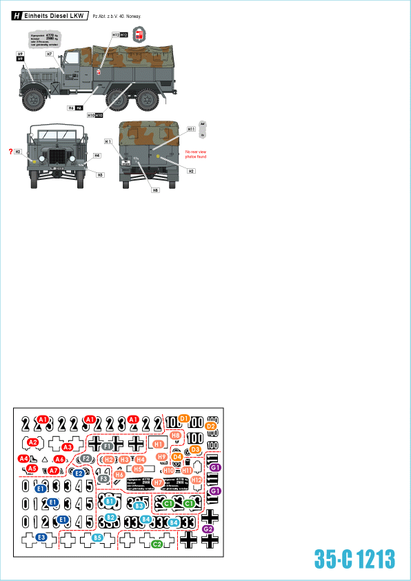 Star Decals 35-C1213 German tanks in Norway &amp;amp; Finland # I 1/35 – Bild 2