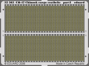 Eduard 32563 CH-47 Chinook cargo seatbelts 1/35 TRUMPETER – Bild 2