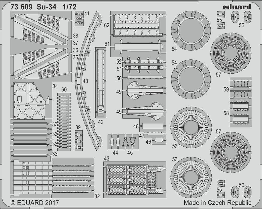 Eduard 73609 Su-34 TRUMPETER 1/72 – Bild 2