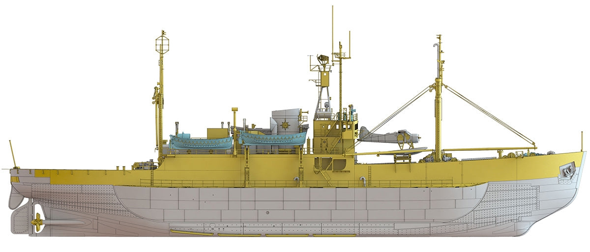 Hasegawa HP001 Antarctic research ship Soya Second Antarctic expedition 1/250 – Bild 6