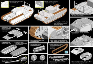 Dragon 7510 Churchill Mk.III (Dieppe 1942) 1/72 – Bild 2