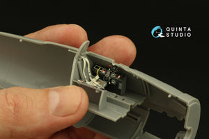 Quinta Studio QD48384 F8F-2 Bearcat 3D-Printed &amp;amp; coloured Interior on decal paper (Hobby Boss) 1/48 – Bild 7