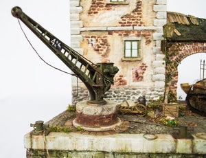 RT-Diorama 35308 Diorama Base: &amp;quot;Marne River Port&amp;quot; WWI 1/35 – immagine 4