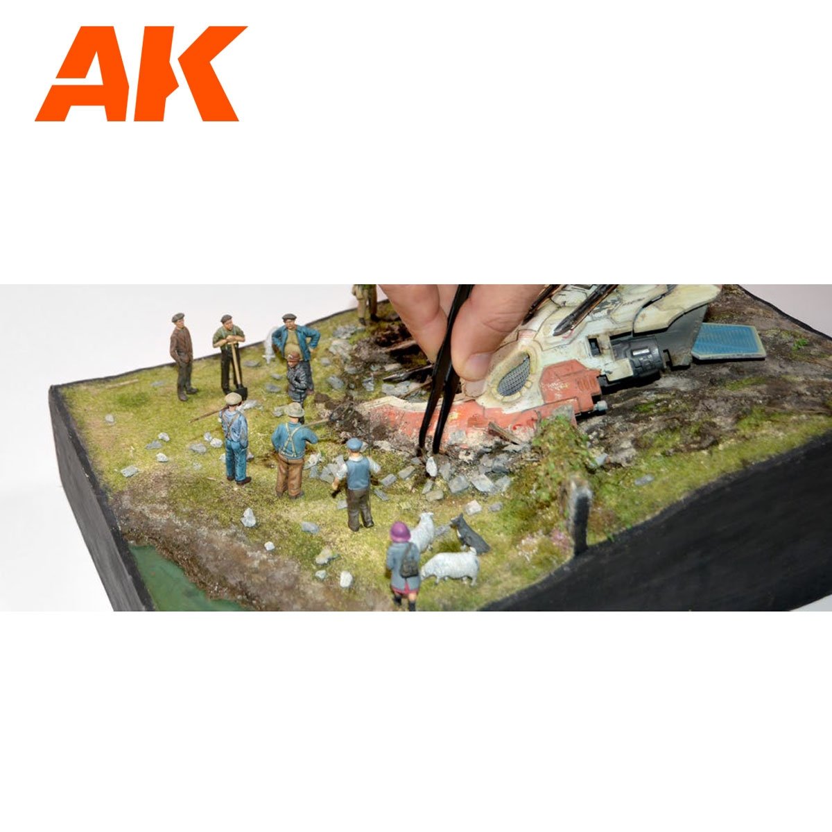 AK Interactive AK8258 BIG GRAY ROCKS 100ml – image 2