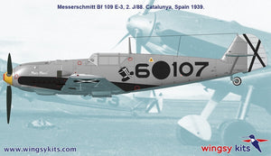 Wingsy Kits D5-09 MESSERSCHMITT Bf 109 E-1 and E-3 Legion Condor 1/48 – Bild 11