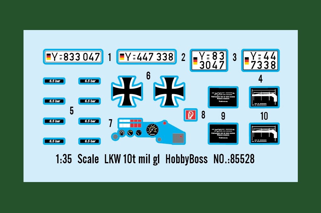 Hobby Boss 85528 LKW 10t mil gl 1/35 – zdjęcie 3
