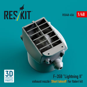 RESKIT RSU48-0456 F-35B &amp;quot;Lightning II&amp;quot; exhaust nozzle (Short takeoff) for Italeri kit (3D printed) 1/48 – image 2