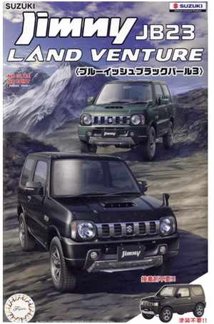 Fujimi 066301 Suzuki Jimny JB23 Land Venture Bleu Noir Perle 3 1/24