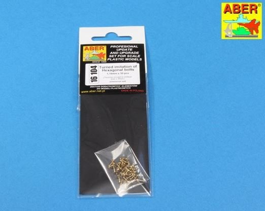 Aber 16104 Toczone misiężne imitacje śrub 30 szt. - 1,19mm x 30 pcs. – Bild 2
