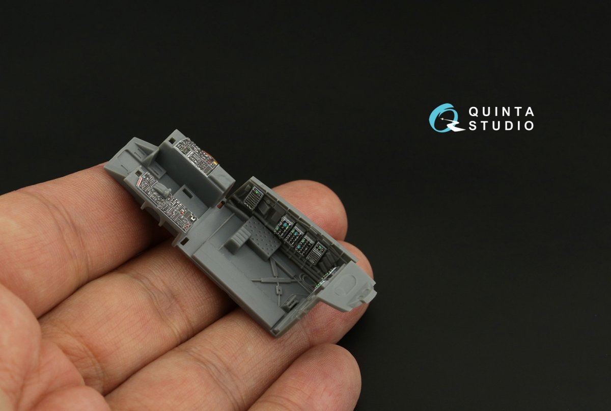 Quinta Studio QD72068 F-15C Late/F-15J Late 3D-Printed &amp;amp; coloured Interior on decal paper (GWH) 1/72 – immagine 3