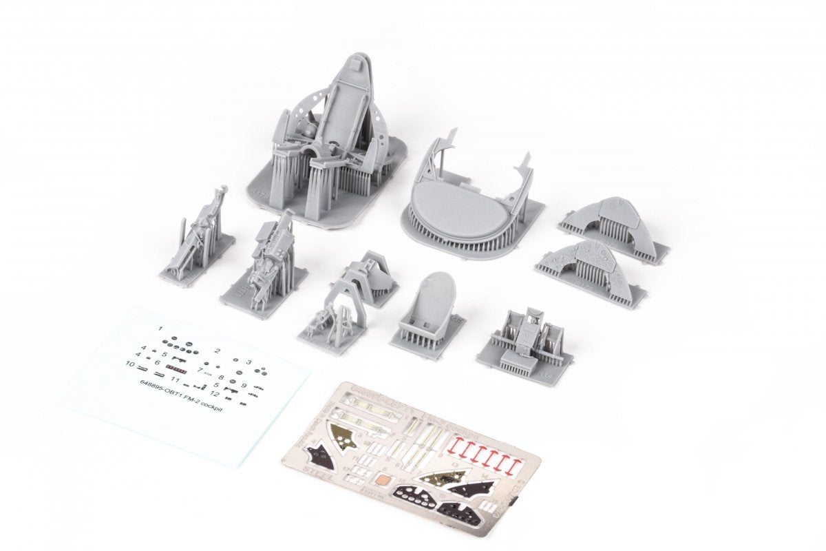 Eduard 648896 FM-2 cockpit w/ armoured headrest PRINT EDUARD 1/48