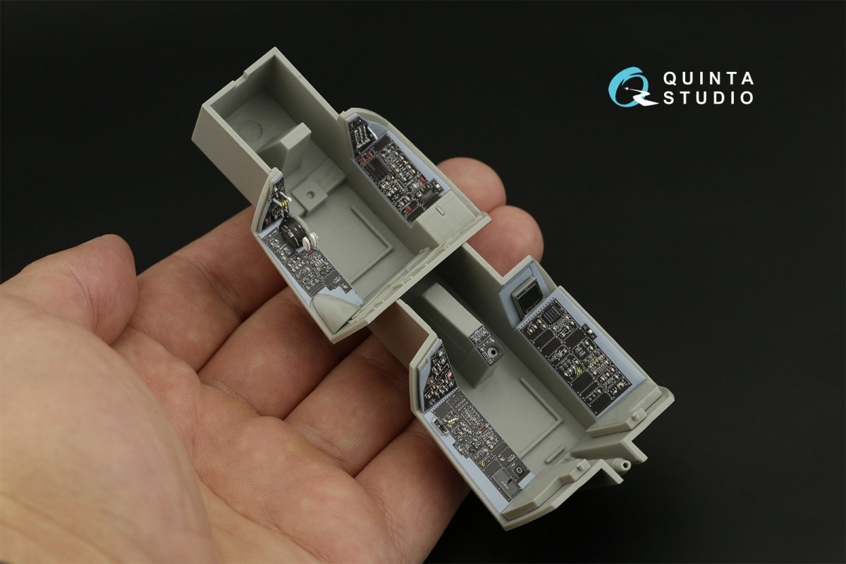 Quinta Studio QDS-32098 F-14A 3D-Printed &amp;amp; coloured Interior on decal paper ( Trumpeter ) (Small version) 1/32 – immagine 3