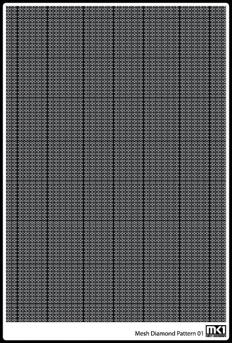 KA Models KA-00003 DIAMOND PATTERN MESH A 0.25mm X 0.4mm – Bild 3