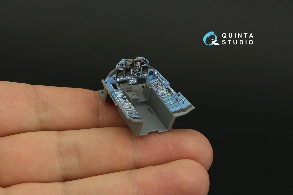 Quinta Studio QDS-48320 Su-30SM 3D-Printed &amp;amp; coloured Interior on decal paper (GWH) (Small version) 1/48 – Bild 8
