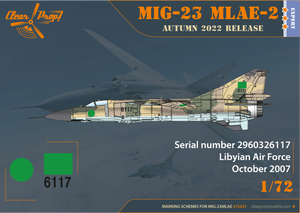Propulseur transparent ! Kit expert MiG-23MLAE-2 Flogger-G CP72031 au 1/72  – image 6