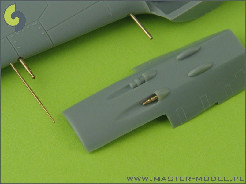Master AM-72-012 Fw 190 A2 - A5 armament set (MG 17, MG FF, MG 151 barrel tips) &amp;amp; Pitot Tube – zdjęcie 3