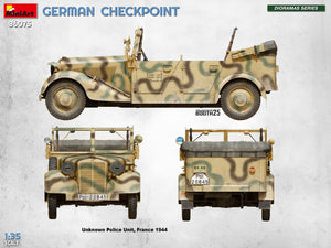 MiniArt 36075 German Checkpoint. 3t Cargo Truck 3,6-36S &amp;amp; Kfz.1 Type 170VK w/ Feldgendarmerie. Big Set 1/35 – immagine 45