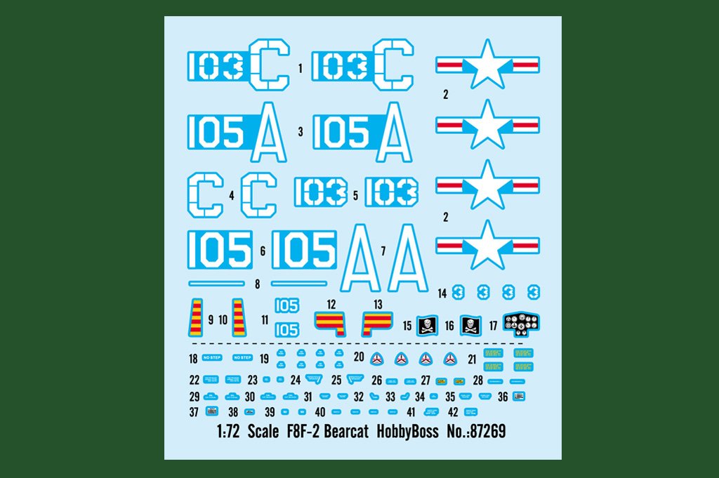 Hobby Boss 87269 F8F-2 Bearcat 1/72 – image 3