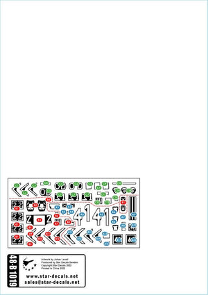 Star Decals 48-B1019 Challenger 2 - CR2. Op.Telic - Invasion et occupation de l&amp;#39;Irak 2003-2011 1/48 – image 2