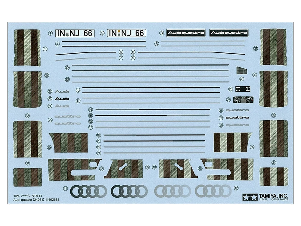 Tamiya 24031 Audi quattro 1/24 – immagine 7