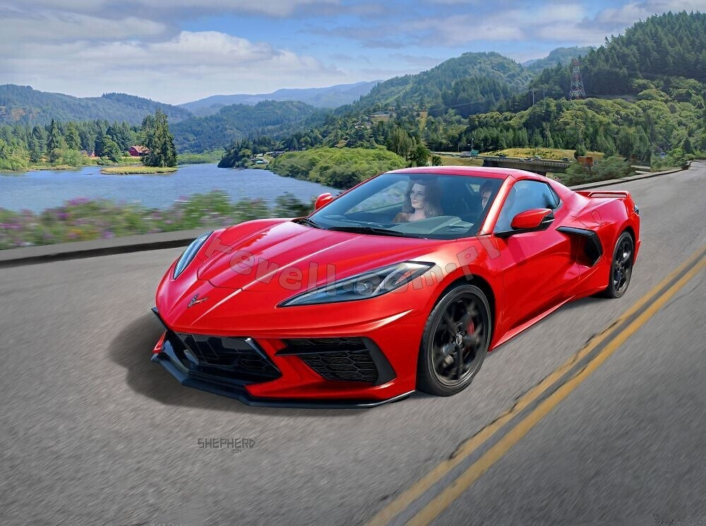 Revell 07714 Corvette C8 Coupe 1/25 – immagine 2