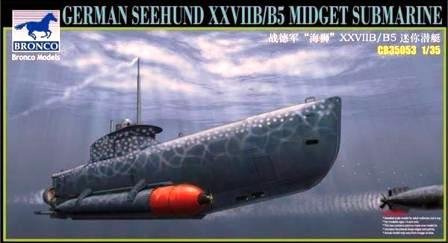 Bronco CB35053 German Seehund XXVIIB/B5 Midget Submarine 1/35