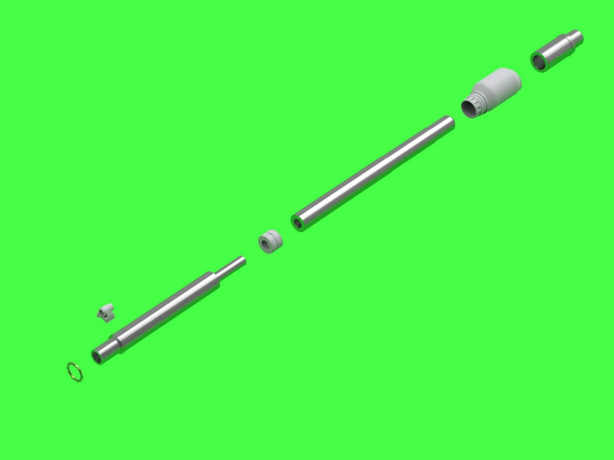 Master GM-35-060 K2 Black Panther - Hyundai WIA CN08 120mm 55cal gun barrel (for Academy model) 1/35 – image 6