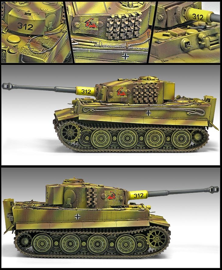 Academy 13314 GERMAN TIGER I Ver.LATE 1/35 – zdjęcie 2