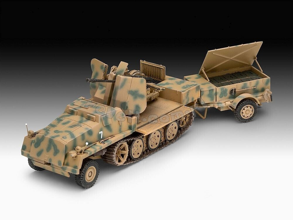 Revell 63293 sWS with Flak 43 and Sd.Ah. 58 Ammo Trailer Model Set 1/72 – Bild 2