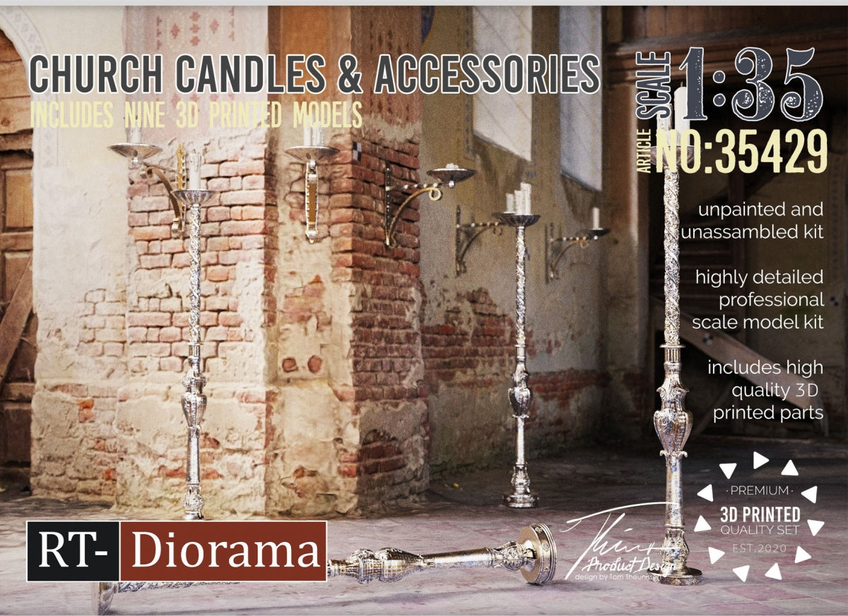 RT-Diorama 35429 Church candles &amp;amp; Accessories 1/35