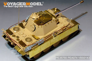 Maquette Voyager PE35755 Char d&amp;#39;assaut allemand Panther A/G Pz.Rgt.26 Basic de la Seconde Guerre mondiale (pour TAMIYA 35170/35174) 1/35 – image 3