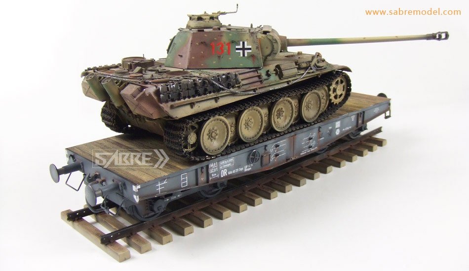 Saber 35A02 German Railway Schwerer Plattformwagen Type SSys 1/35 – image 3