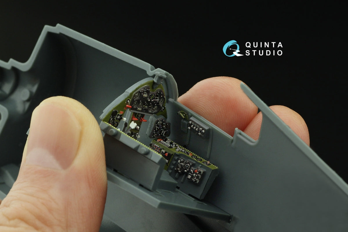 Quinta Studio QD48427 F6F-5 Hellcat 3D-Printed coloured Interior on decal paper (Eduard) 1/48 – zdjęcie 10