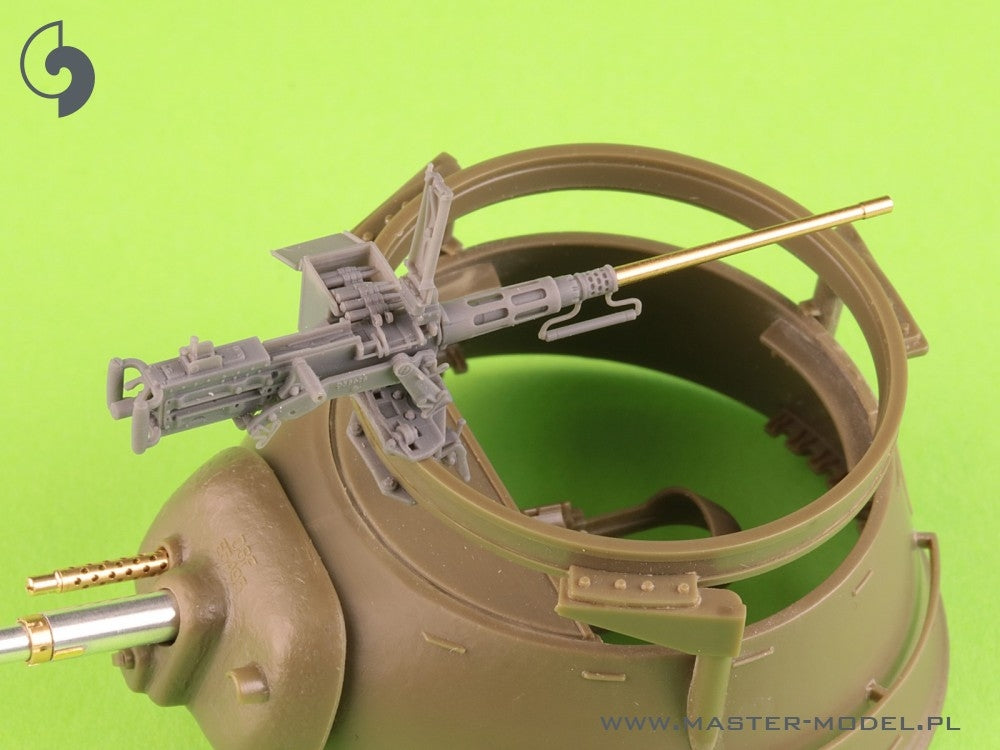 Master GM-35-073 Browning M2HB .50 cal (12,7mm) - do montażu na pierścieniu M49 (karetka D40721 / kołyska D40733 / skrzynka D40731 lub D90078) 1/35 – Bild 7